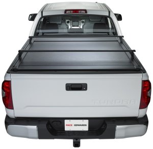 Chevrolet Silverado HD Retractable Bed Cover - Pace Edwards - UltraGroove - Black - 2014